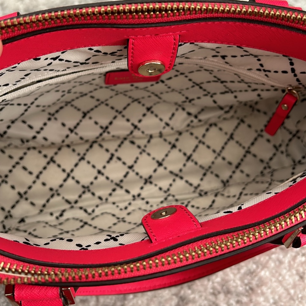 Hot Pink/Deep Salmon Kate Spade Purse - Picture 6 of 8
